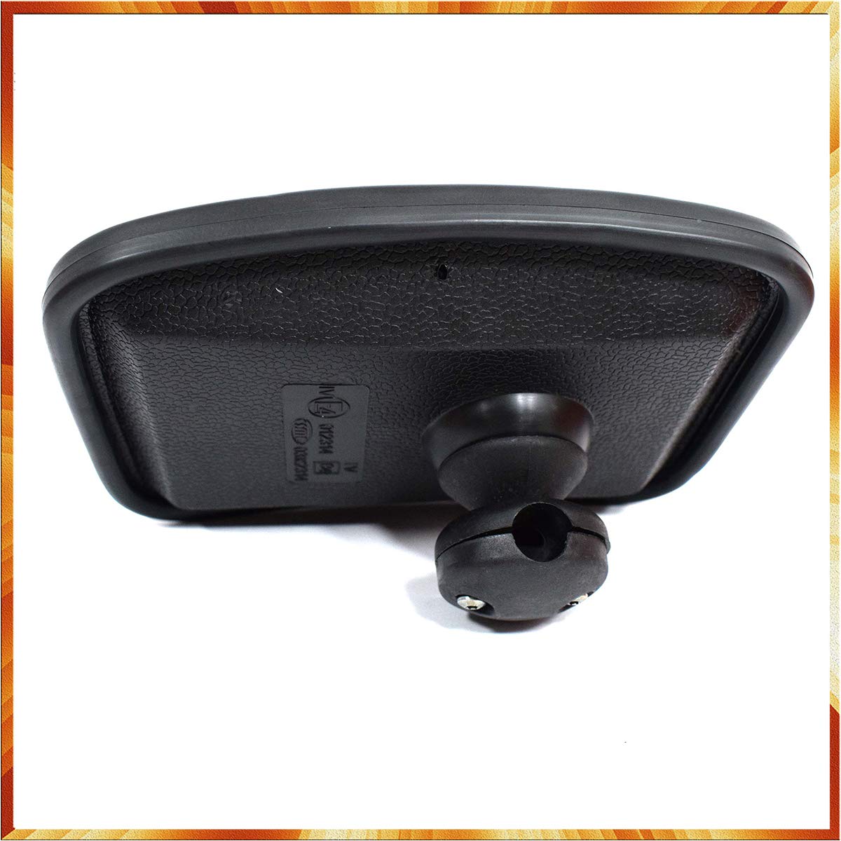 Rétroviseur Extérieur Universel Carré 300x180 Mm - Noir, Homologation E4 - Pour Camion, Utilitaire, Tracteur