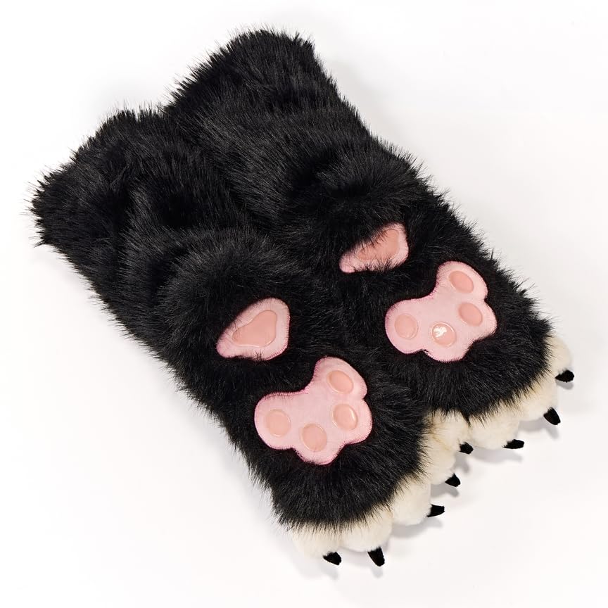 Image of ooohyeah Women's Fuzzy Animal Warm Slipper Socks, Cute Funny Cozy Non-Slip House Socks for Women, Size 5-10