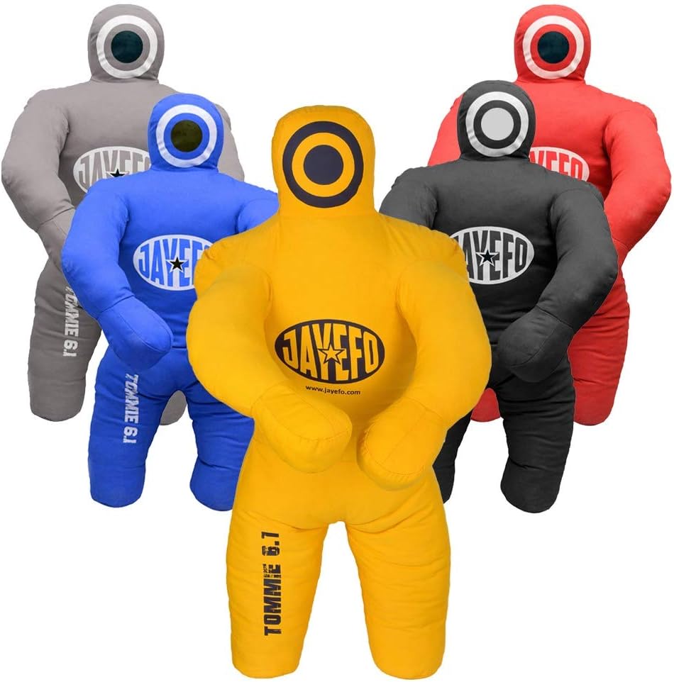 Jayefo Sports Kids Grappling Dummy Punching Bag for Kids Children Wrestling Exercise BJJ Boxing MMA Brazilian Jiu Jitsu Throwing Judo Bag Buddy Youth Training Dummies