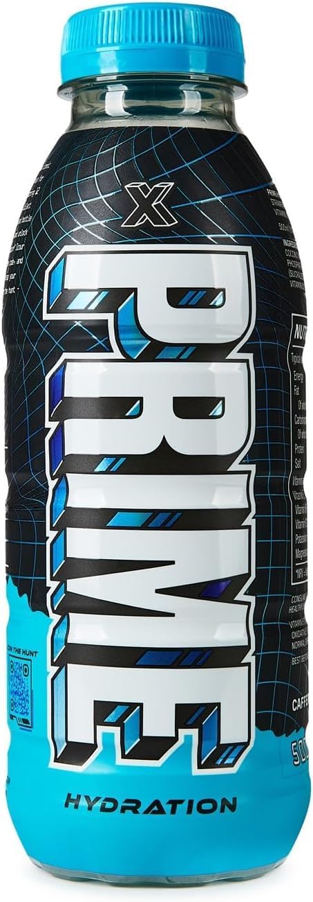 PRIME Hydration Energy Drink, X Logo Strawberry Lemonade Limited Edition Hydration Drink 500ml (Product Of UK) From DECADENT-image-2