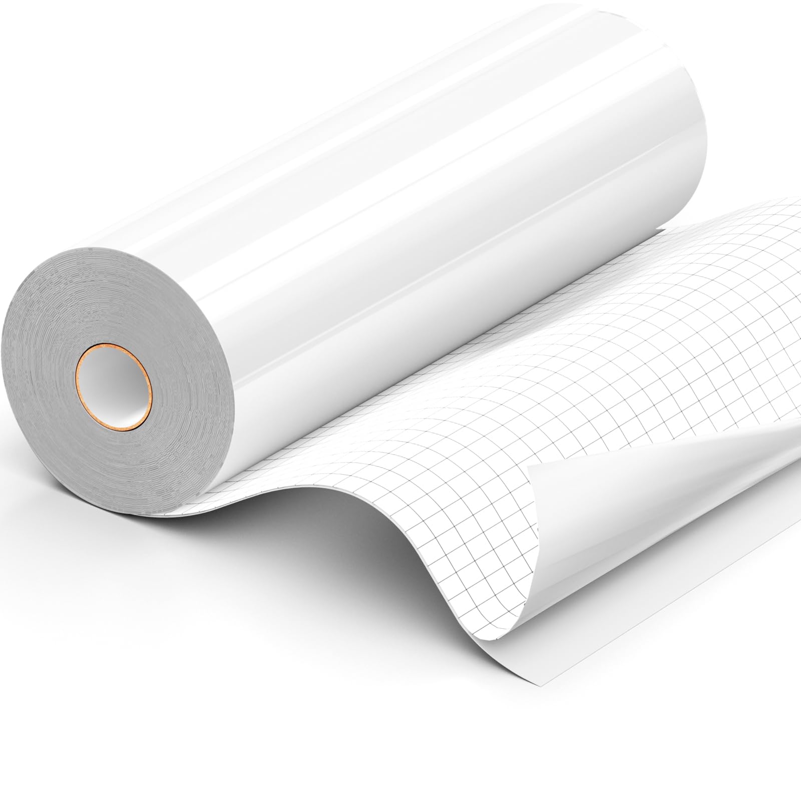 12" x 50 FT White Permanent Vinyl for Cricut Maker Explore Silhouette Cameo, Indoor Outdoor White Sticker Vinyl for Cup Sticker, Decorations, Glass Decal, Scrapbooking, DIY