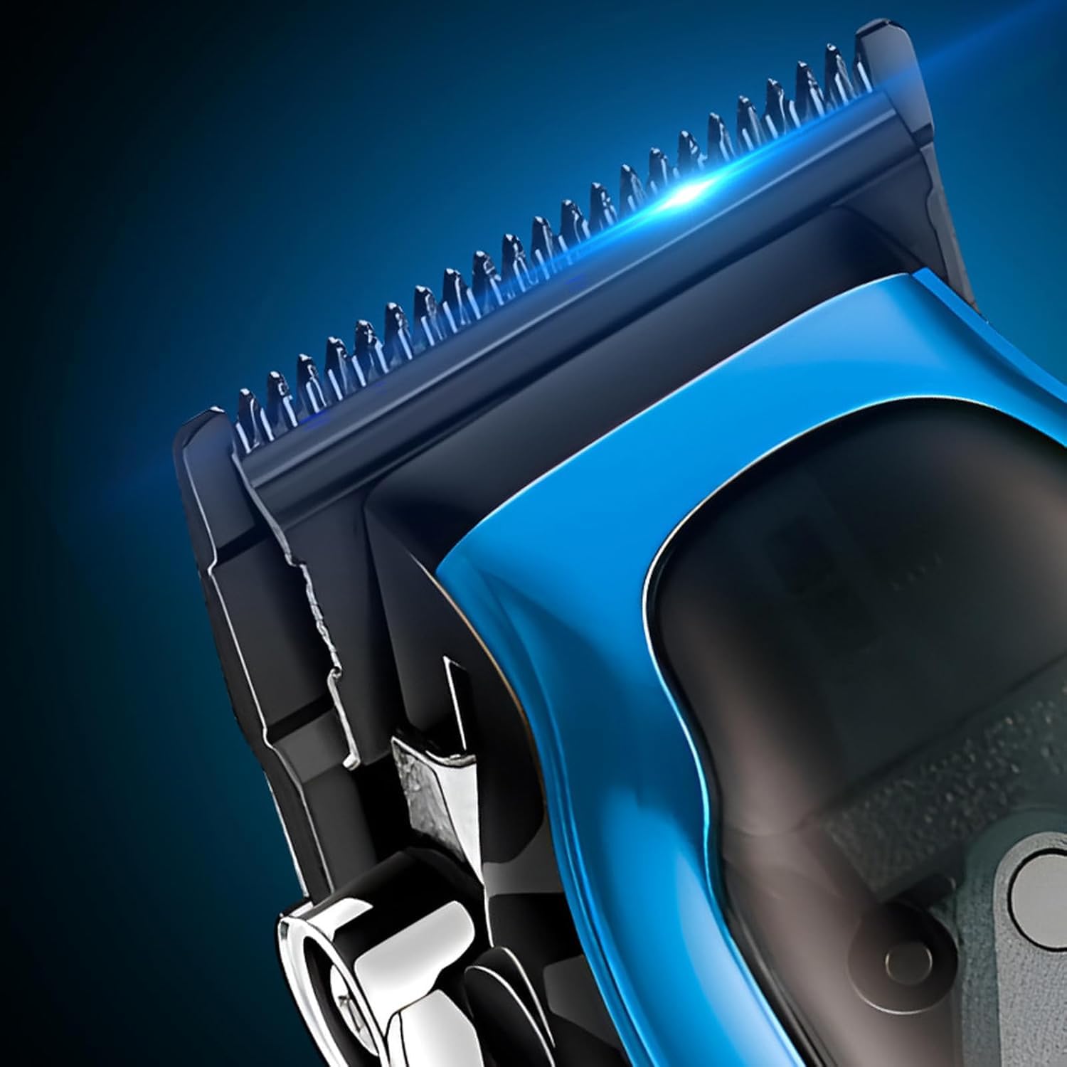 KEMEI Máquinas de cortar pelo profesionales para hombres, kits de corte de pelo inalámbricos, cortadoras de pelo y barba, recortadoras de barba ajustables con USB recargable, KM-1763