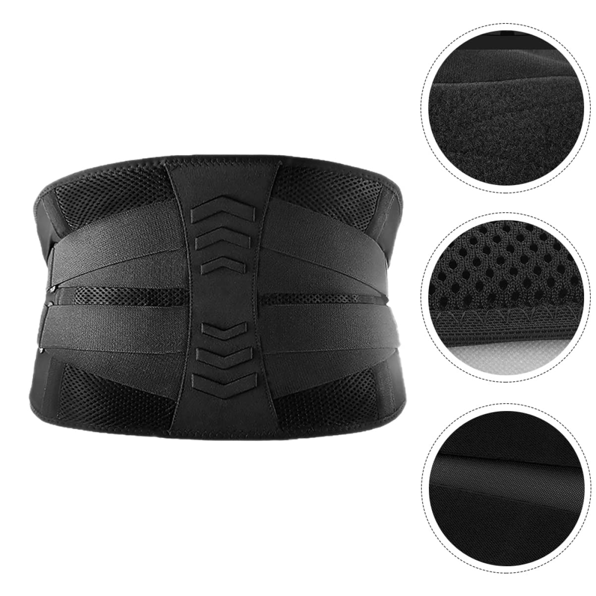 Lumbar Support Belt for Lower Back Pain Relief Breathable Waist Brace for Sports and Fitness Comfortable Adjustable Back Brace for Men and Women