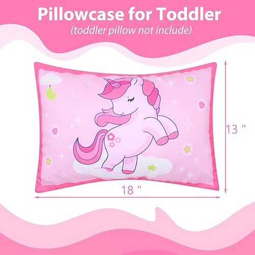 Miniatura 58 de Fundas de almohada para niños pequeños, paquete de 2 fundas de almohada para almohadas de 13 x 18 pulgadas o 12 x 16 pulgadas para ropa de cama