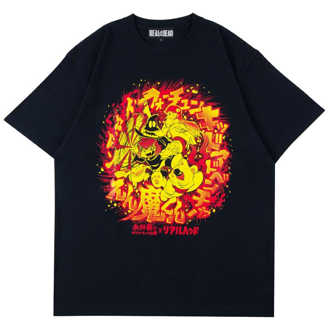 Amazon.co.jp: リアルヘッド ドロロンえん魔くん コラボTシャ RHND展 