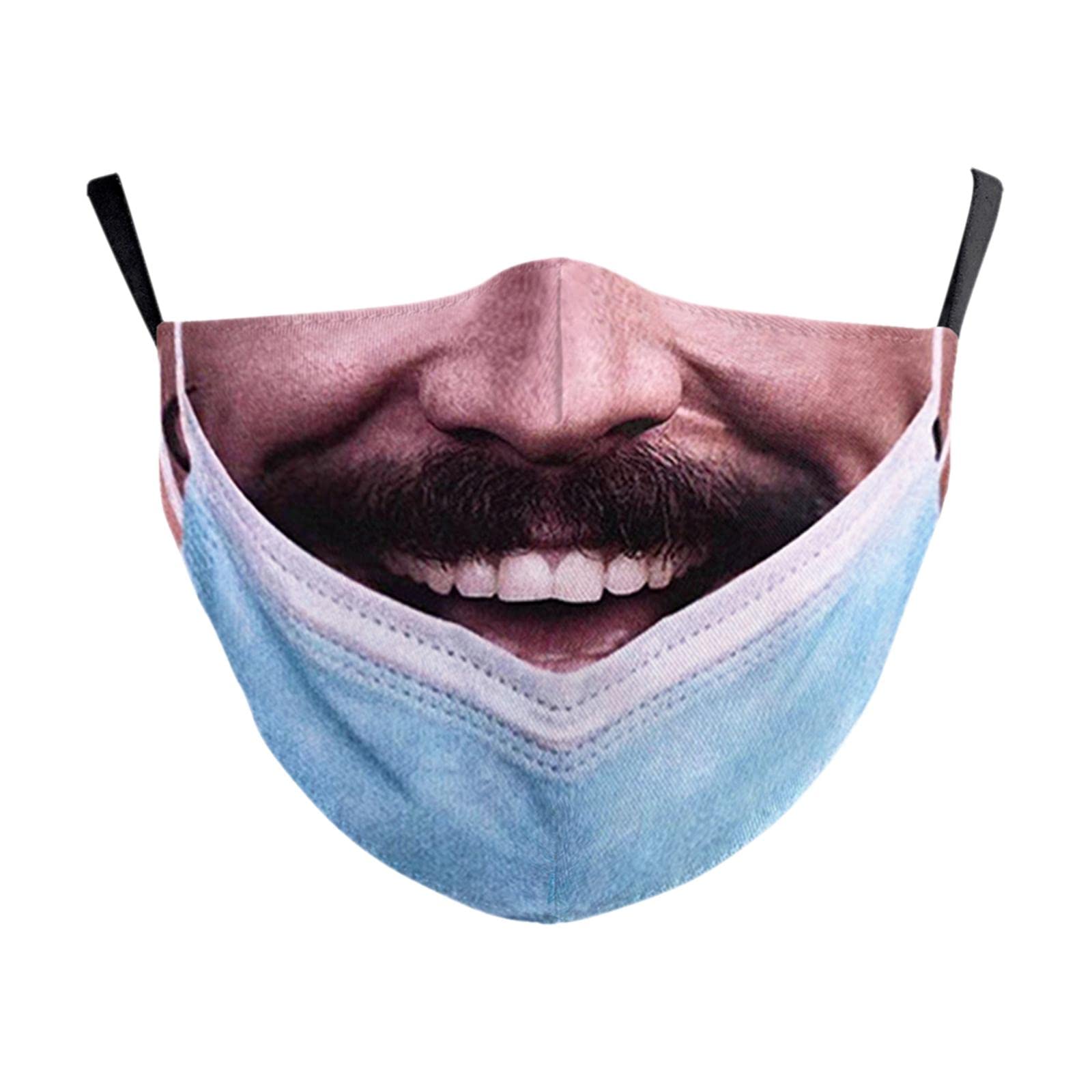 nivaa Prank Face Mask Reusable Adjustable Prank Bandanas Fashion Scarf for Adult E-picture-40
