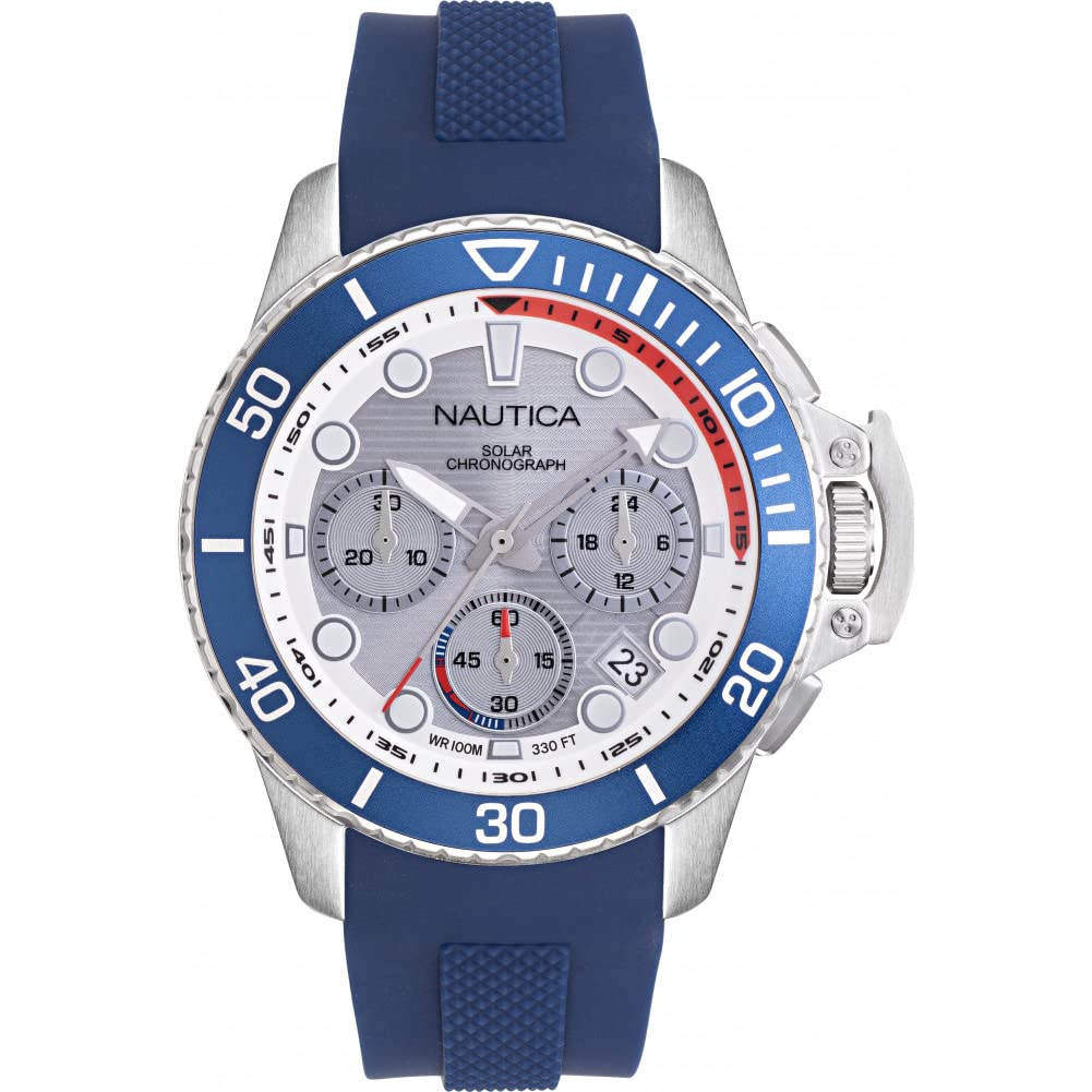 Reloj Nautica NAPBSC905 - Cronógrafo Solar para Hombre en Caucho