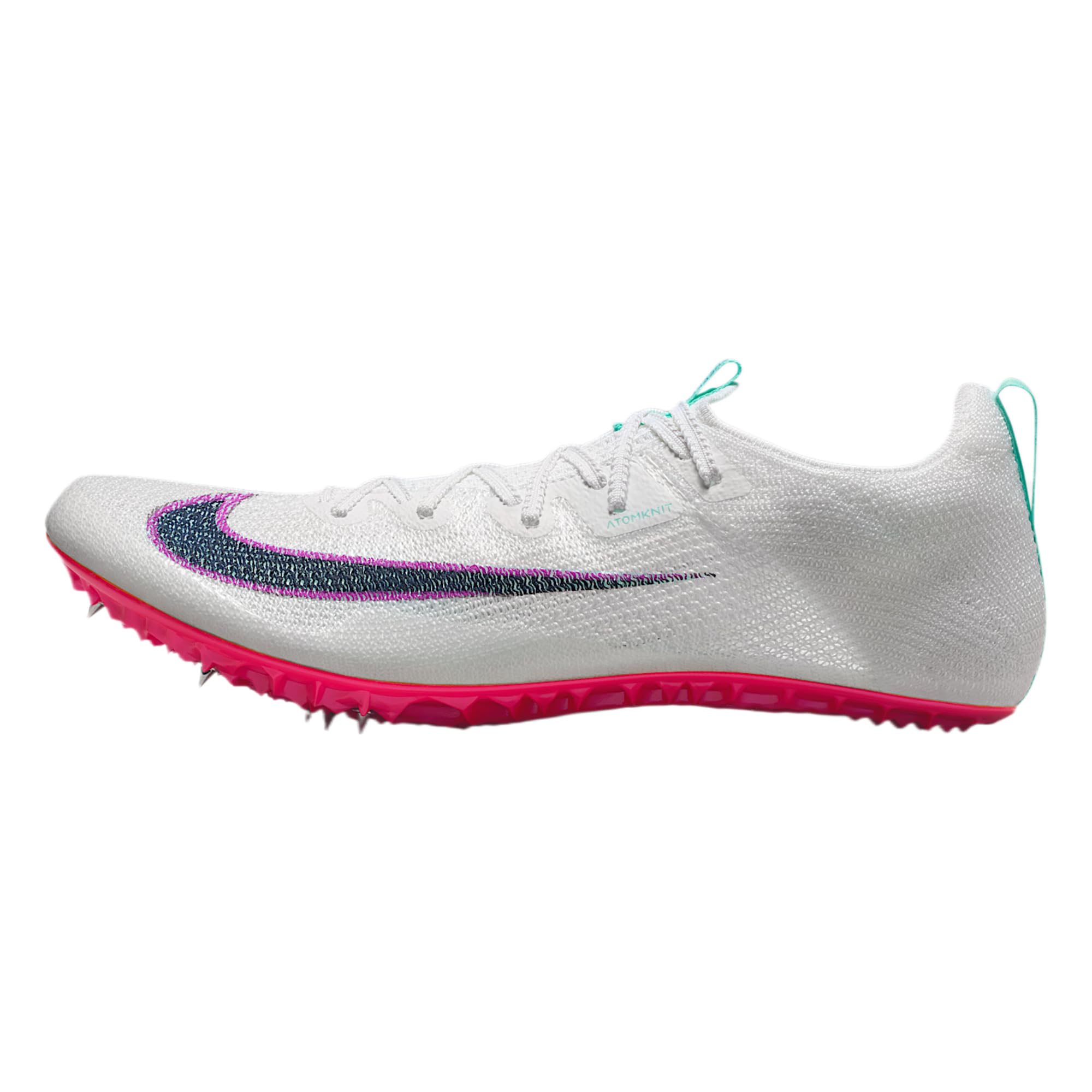 Zoom Superfly Elite 2 Track & Field Sprinting Spikes (White/Bright Crimson/Hyper Violet/Obsidian) Size 6