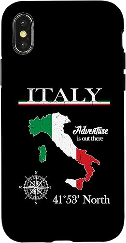 Miniatura 7 de iPhone 11 Pro Italia - Adventure Is Out There - Funda con bandera italiana de Italia