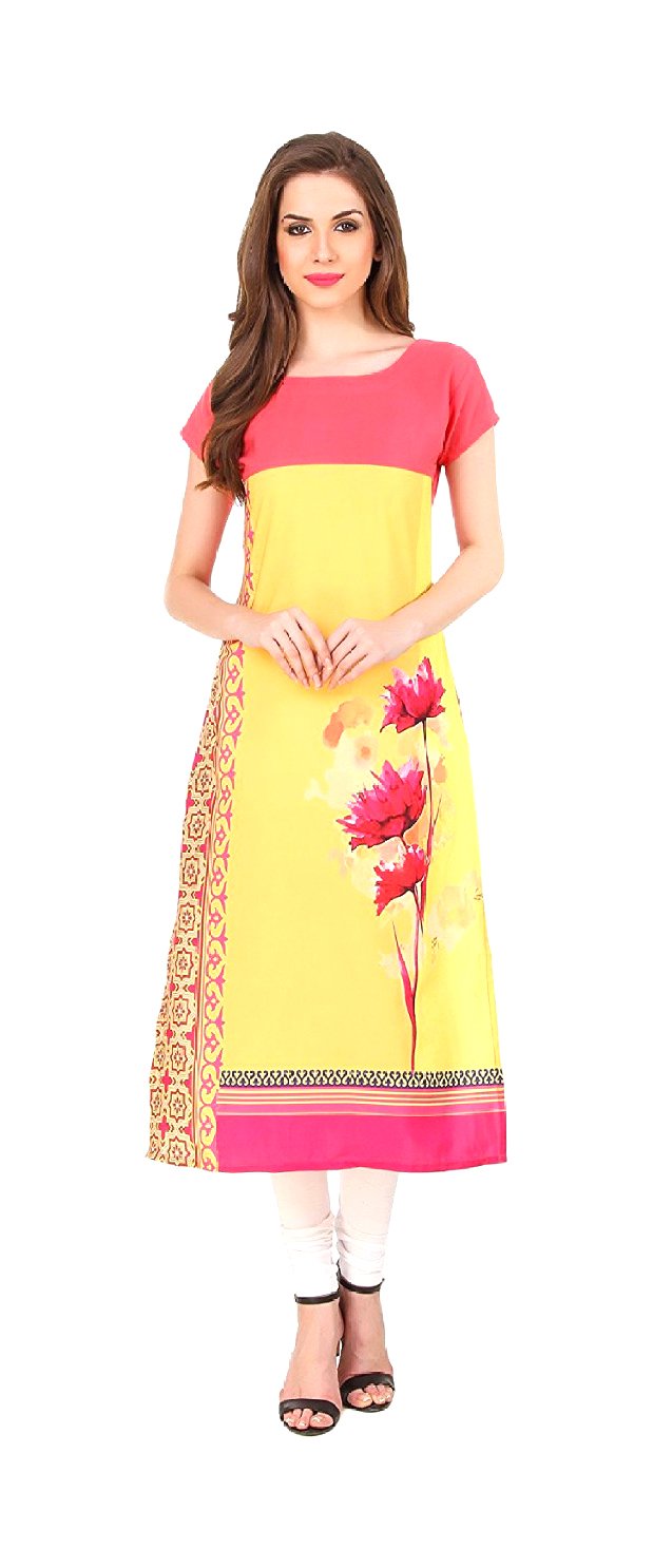 Fallu Dress Women's Rayon Straight Kurta