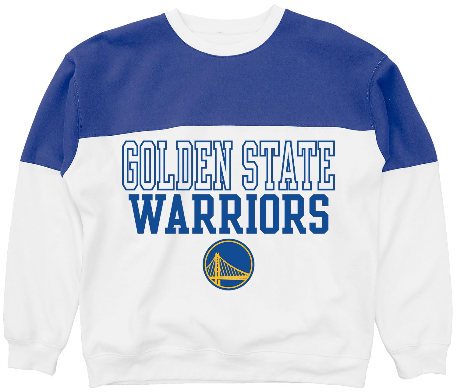 Blue 84 NBA unisex-adult Nba Officially Licensed Contrast Yoke Crewneck Sweatshirt