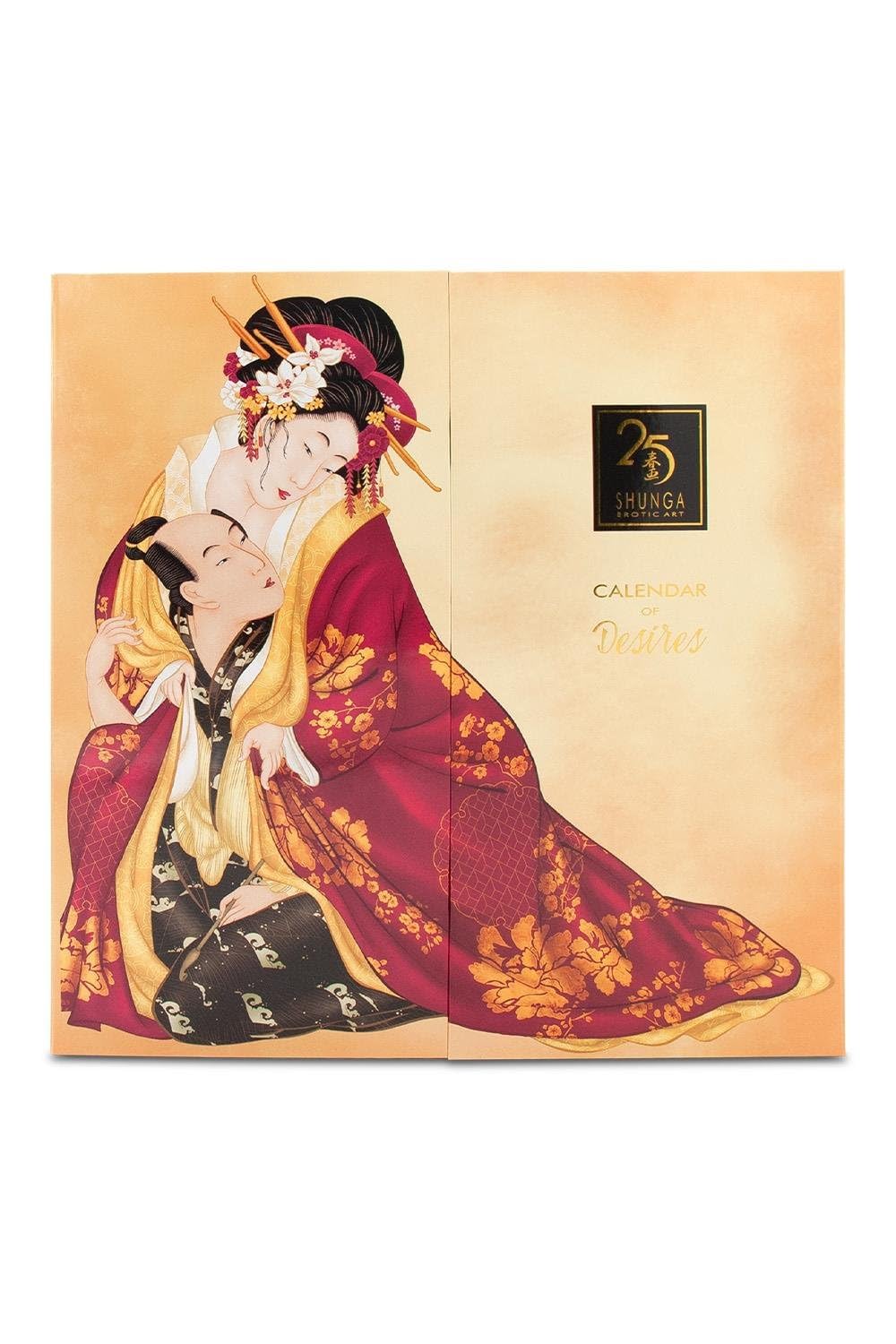 SHUNGA Calendario de Deseos 25 Cumpleaños, Edición Limitada, Colección de 25 Piezas, Caja Lujoso, Productos Sensuales