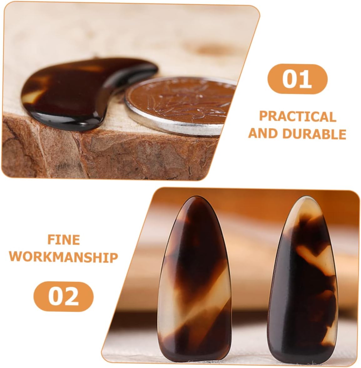 Hemoton Guzheng Finger Pads Musical Instrument Picks Guzheng Accessories Storage Bag for Beginners Ergonomic Design