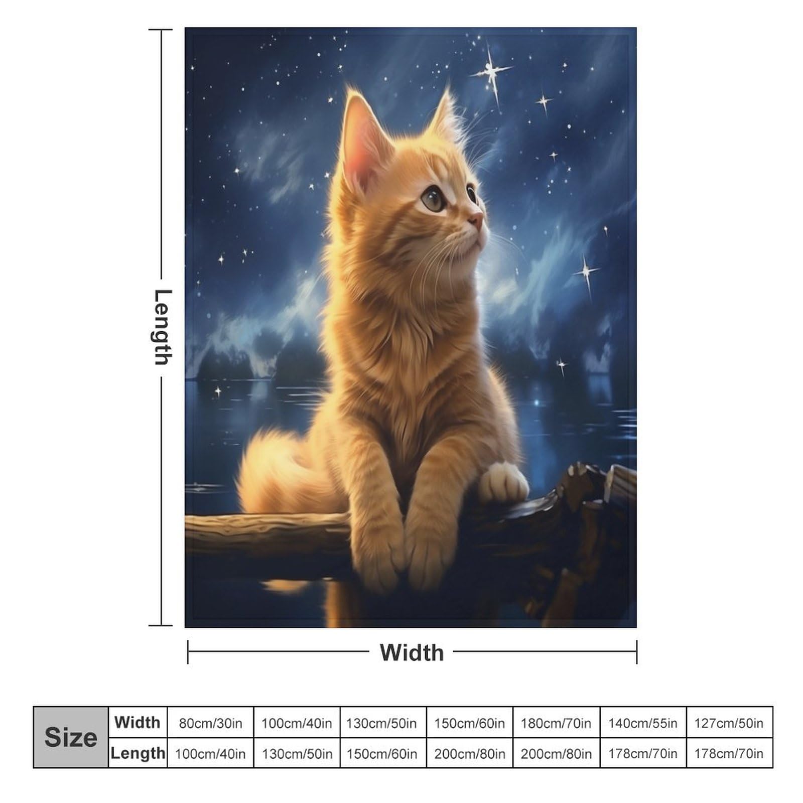 Decke Flannel Kuscheldecken Cute Katze Couchdecke, Übergroße Warme Super Weiche Vier Jahreszeiten Decke, Schlafdecke Tagesdecke （150×200cm）