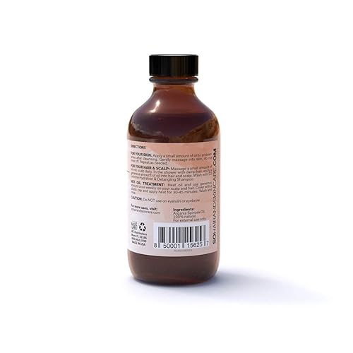 Miniatura 4 de Aceite de argán marroquí SO Virgen  100 puro prensado en frío  sin filtrar  Anti-envejecimiento  Hidratante y acondicionador premium para cabello