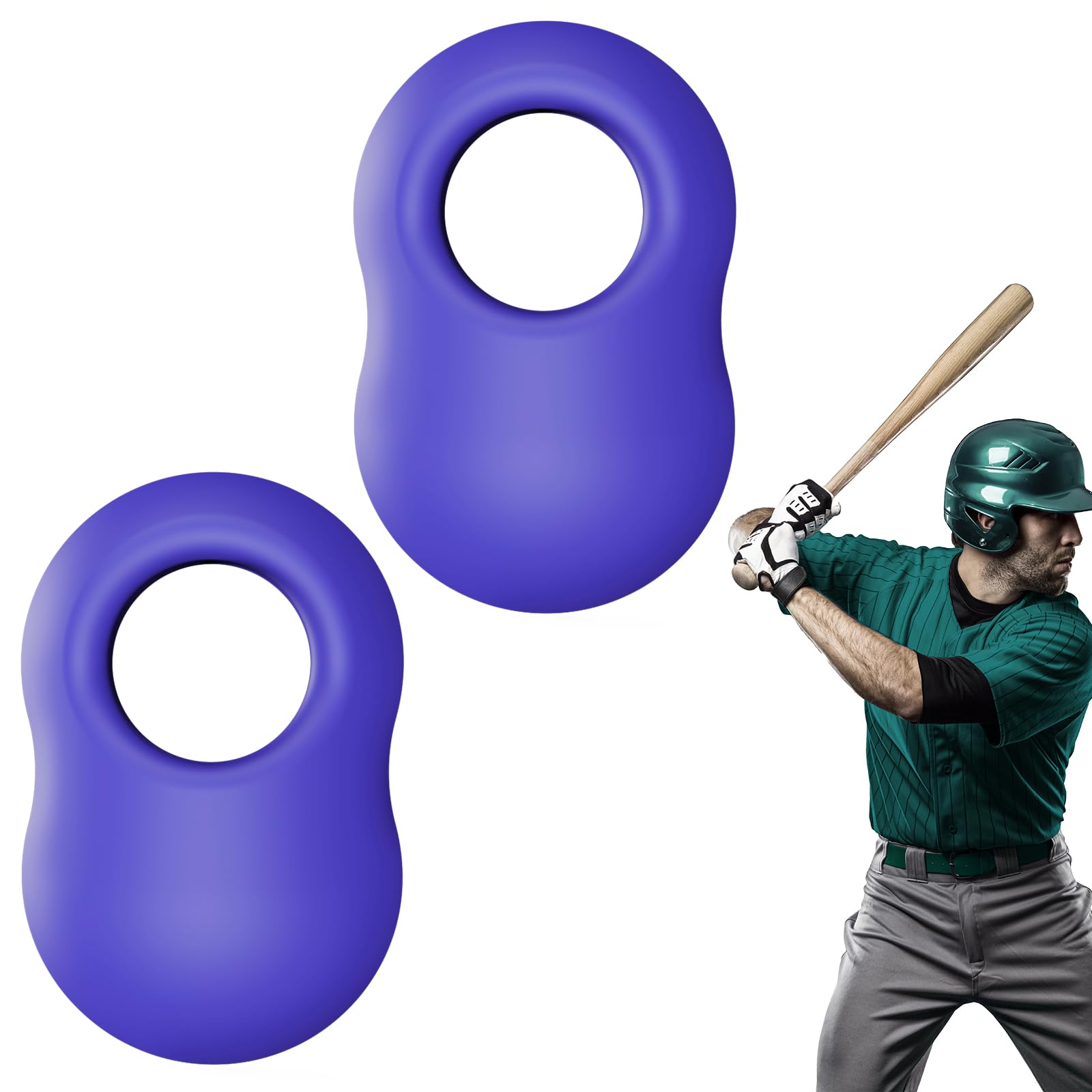 AISHAIDO 2 Pack Baseball Thumb Guard for Pro Batters, Hitter Training Aid, Thumb Guard Baseball & Softball Baseball Batting Grip Baseball Accessories Baseball Training Equipment Reduce Bat Sting