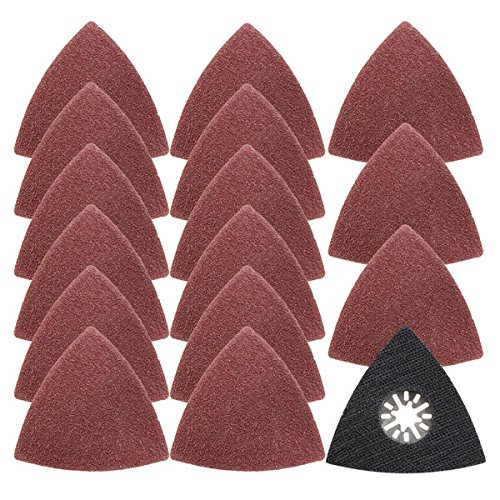 Preisvergleich Produktbild 60pcs 40 Körnung 180 Schleifpapier mit 1pcs Schleifen Pad für Fein