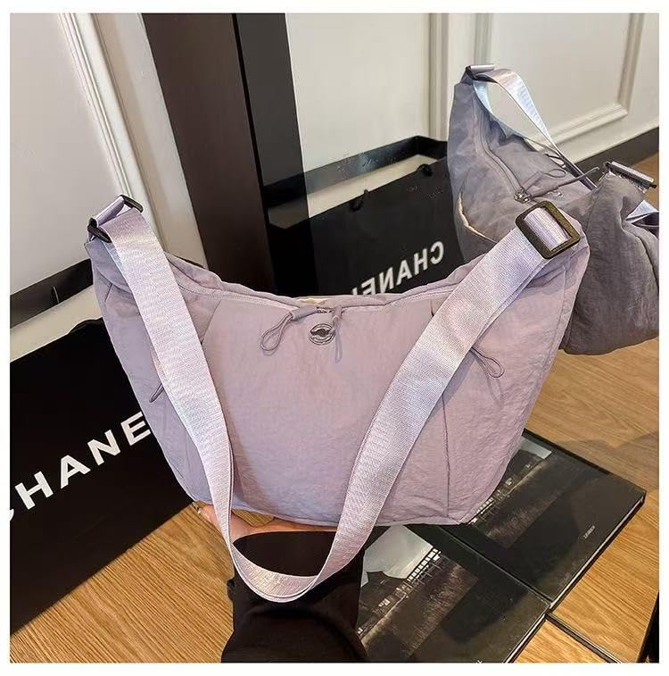 Image of Haneulbit Small Crossbody Bag for Women, Waterproof Nylon Purse with Adjustable Strap, Lightweight Shoulder Bag