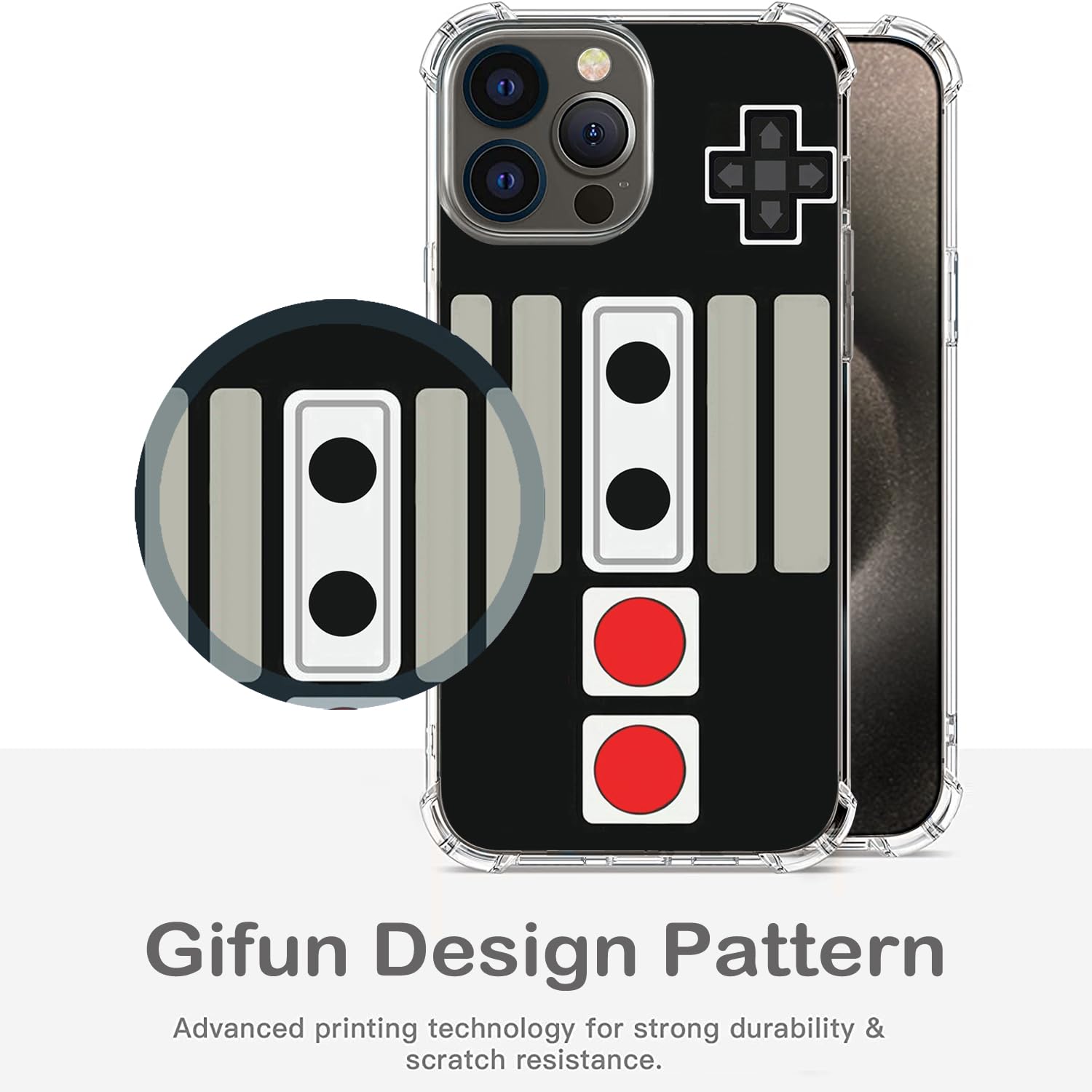 ゲーム　iPhone15Pro Amazon.co.jp: Gifun ゲームケース iPhone 15 Pro用 ハードPC+
