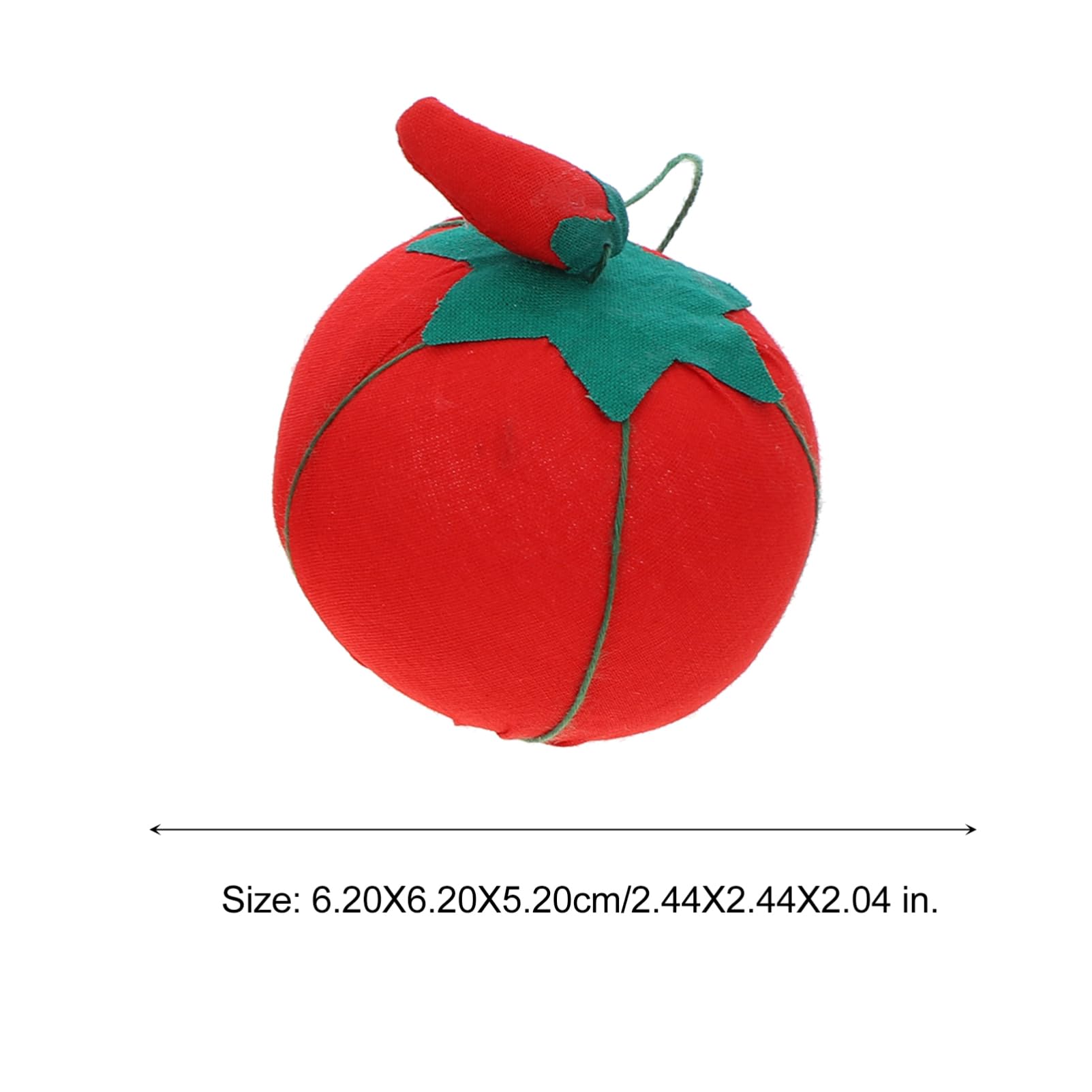 ULDIGI 4pcs Tomato Pin Cushions Stylish Pin for Sewing and DIY Storage with Excellent Workmanship Cute and Functional Design for Craft Lovers and Home Use