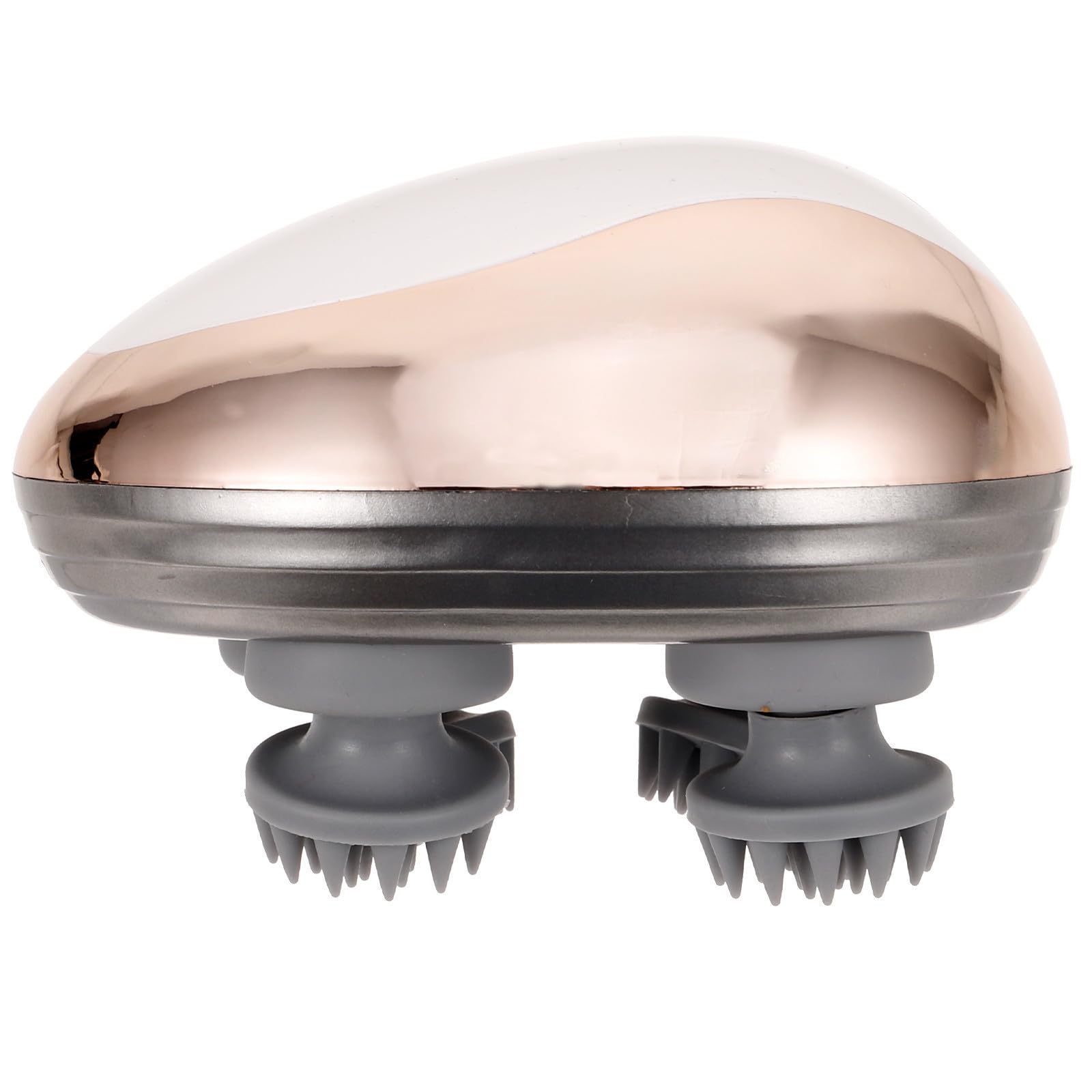 Masajeador Eléctrico del Cuero Cabelludo Portátil Vibraciones Recargable 1150mah de Silicona y Abs para Relajación en Ducha o Baño