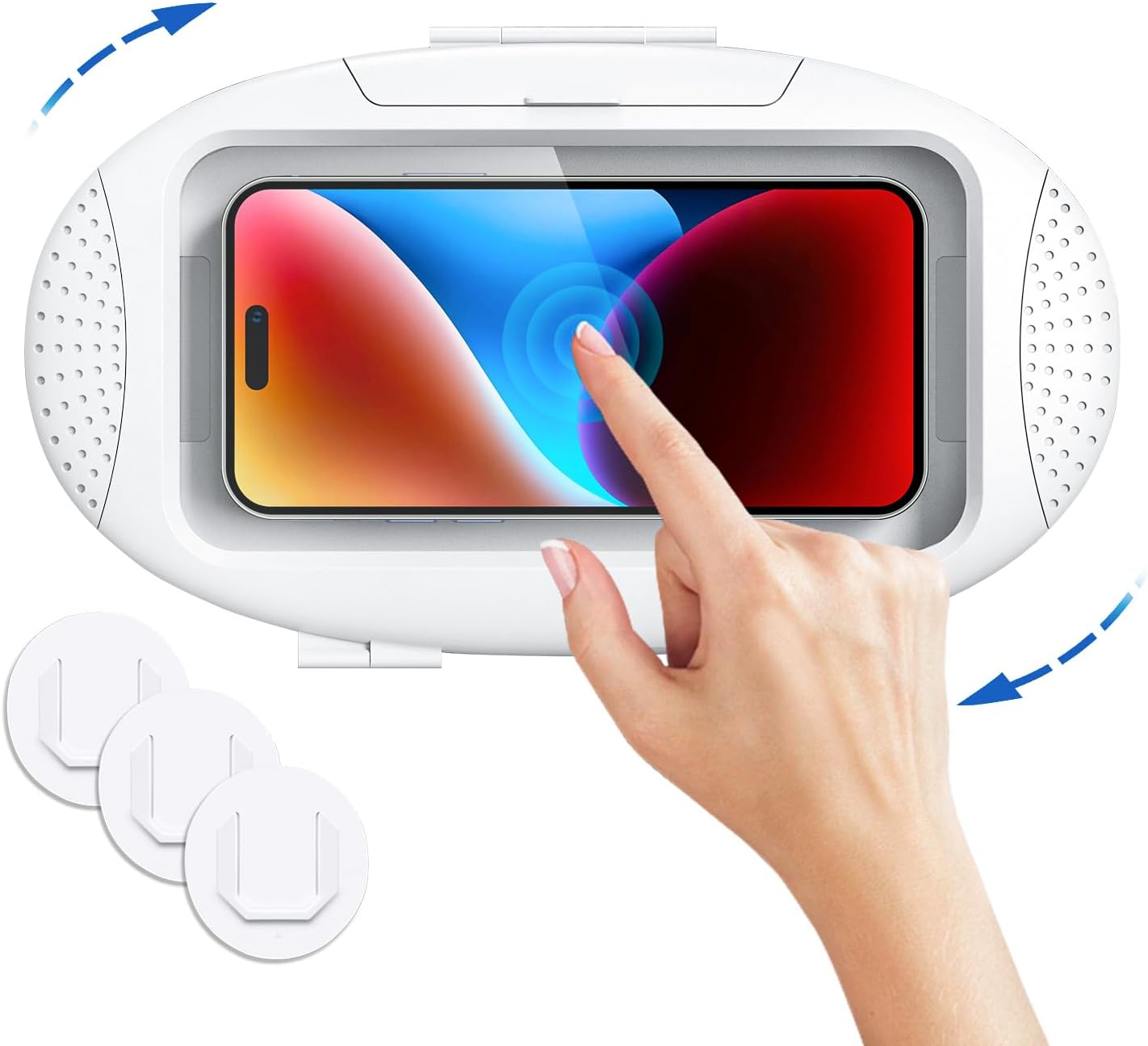 Shower Phone Holder Waterproof 360° Rotation Shower Phone