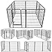 ZENY Dog Fences for the Yard, Camping, Dog Pens Outdoor, Dog Pen Indoor, 8 Panels Dog Playpen for Small/Medium/ Dogs, 40 Inch Height Pet Exercise Pen for Rabbit /Puppy/Small Animals