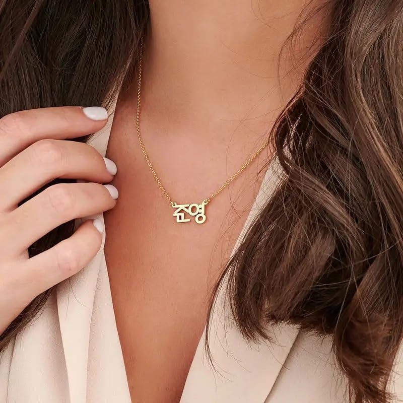 Personalized Japanese, Arabic, Hebrew, Greek, Chinese, Cyrillic, Hindi Name Necklace for Woman, Her, Men, Him - Custom Made with Any Name - Unisex Jewelry Gift for Mother's Day, Father's Day, Birthday - Image 2