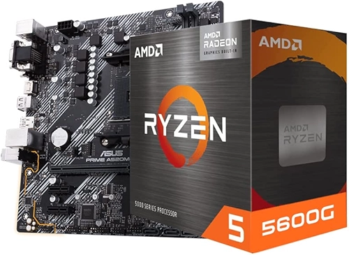KIT UPGRADE AMD RYZEN 5 5600G, PLACA MÃE A520M-E PRIME ASUS, NEOLOGIC - NLI84111