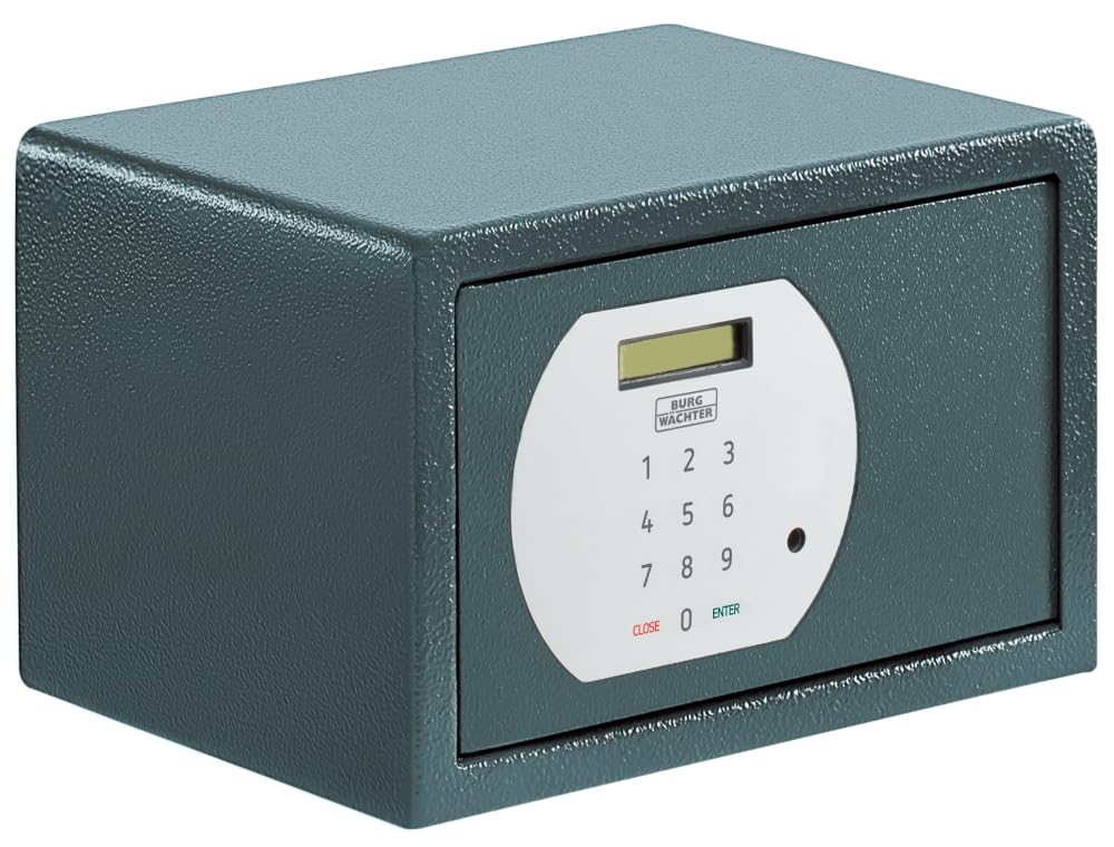 Burg-Wächter Pure-Safe PS 110 E Coffre-fort avec serrure à combinaison électronique, fixation murale et au sol, 6,7 l, 7,1 kg, anthracite
