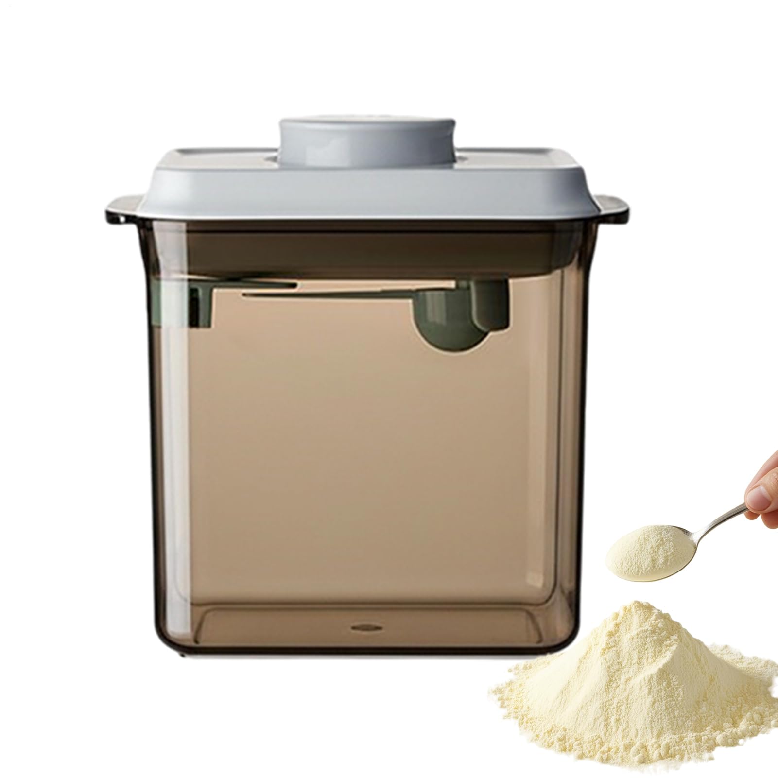Contenitore Portatile Per Latte In Polvere Contenitore 1700ml A Tenuta | Porta Latte In Polvere Con Misurino Per Casa Cucina Dispensa Asilo