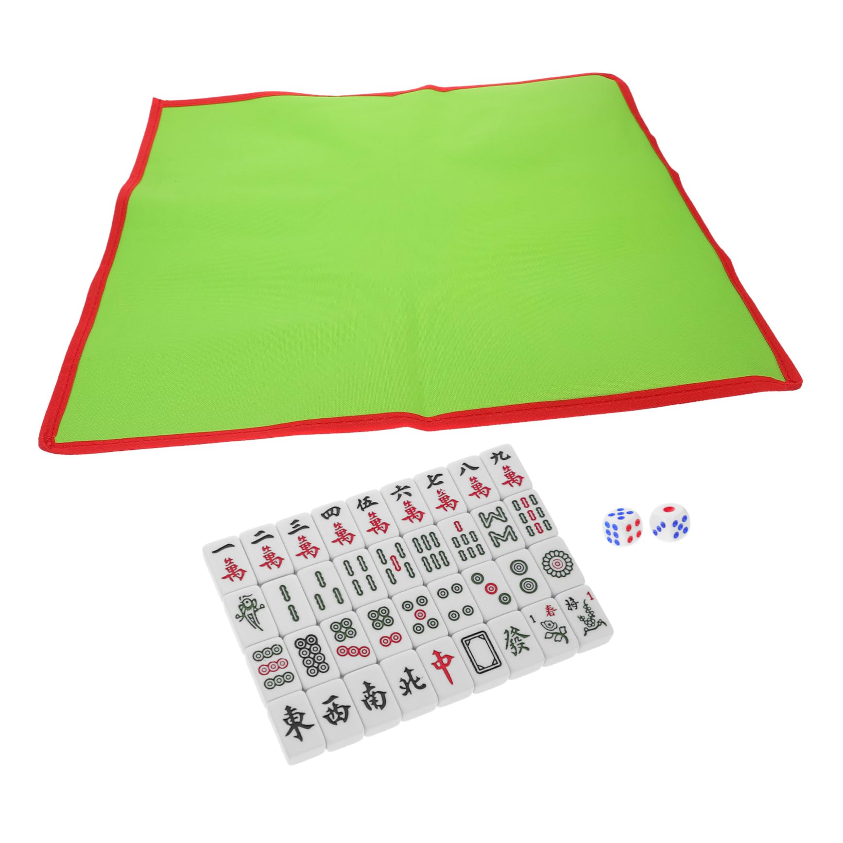 Miniatur Chinesisches Mahjong-spielset Mit Lagerungsfall Tragbares Mahjong-Spiel Spielzeug Für Camping Und Reisen