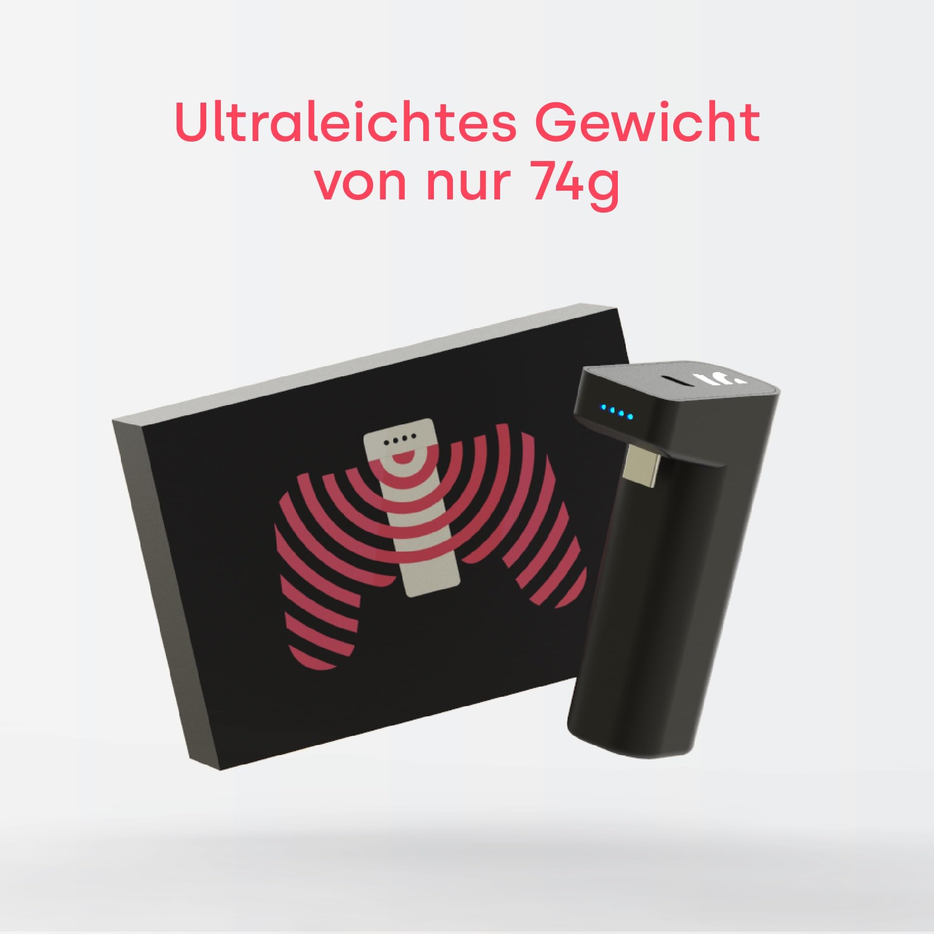 Remotto Battery – Ladegerät für PS4-Controller kabellos – tragbarer Akku für DualShock Spielen während des Ladevorgangs – Lange Akkulaufzeit + 12 Stunden Akkulaufzeit – Zubehör PS4