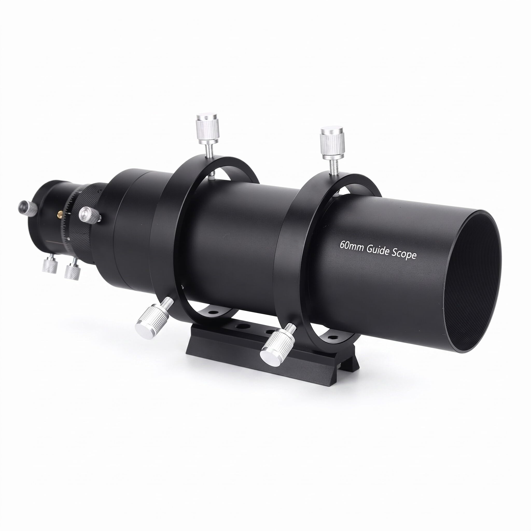 Cannocchiale da ricerca 60mm con lunghezza focale 240mm Focalizzatore in lega di alluminio con doppio focalizzatore elicoidale e staffa per telescopio astronomico