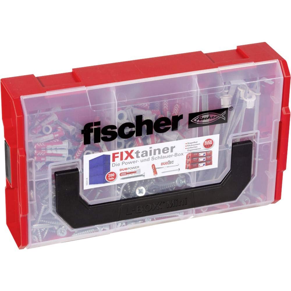 Fischer DuoPower/DUOTEC 200-piece Dowel Set with screws