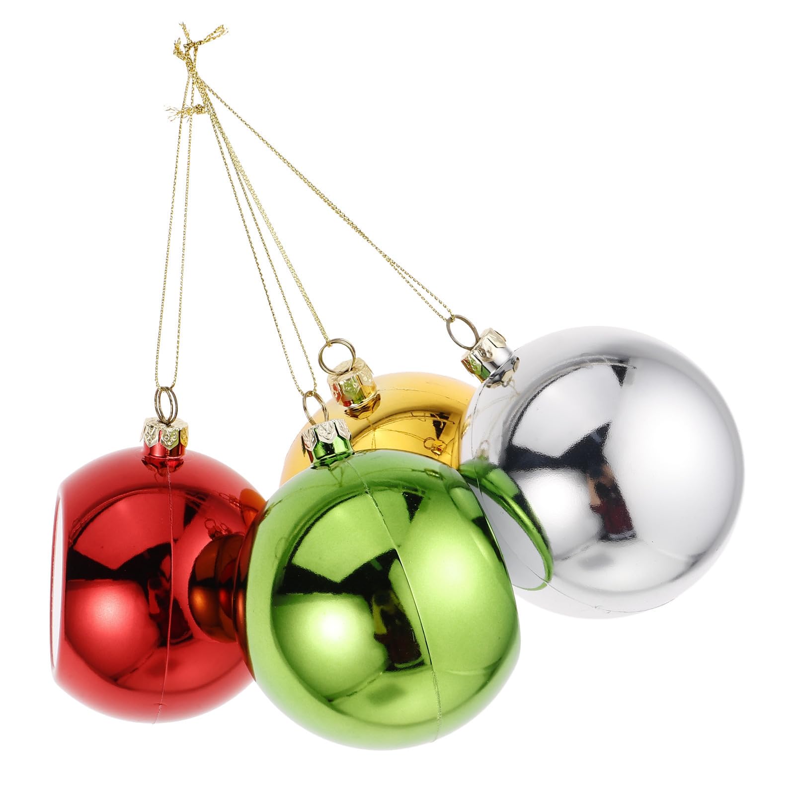 SHINEOFI 20 Stück Sublimations Weihnachtskugel aus Kunststoff, Leer, für