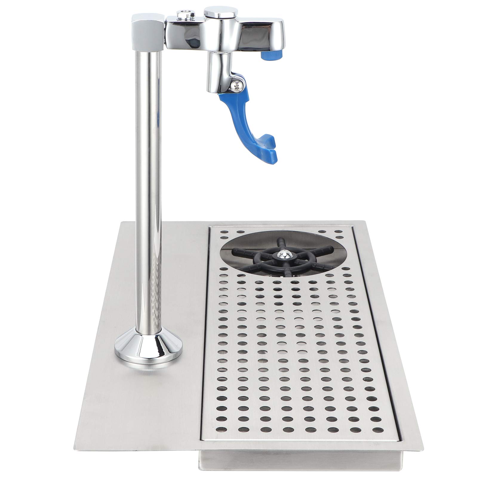 Acouto Enjuiciador de Vidrio de Grifo con Enjuague de Boquilla de ángulo Múltiple, Limpiador de Taza de Acero Inoxidable para Bar, Cafetería, Restaurante, Pub, Hogares, té, Hotel,