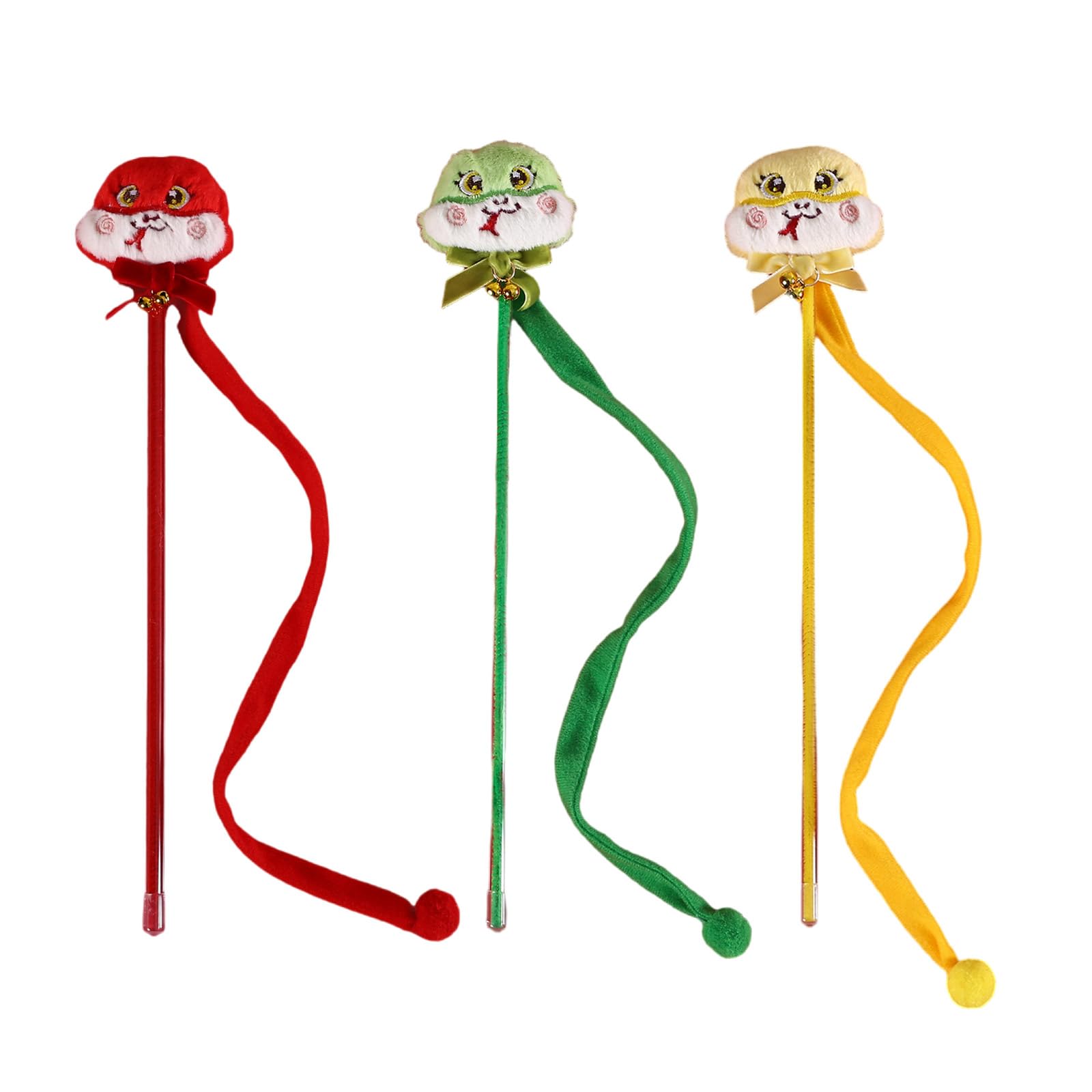 KAKASEA Snake Mascots Teasing Rod for Fun Interactive Play Kittens Wand Toy Felines Fitness Fishing Wand Toy Fun Exercise