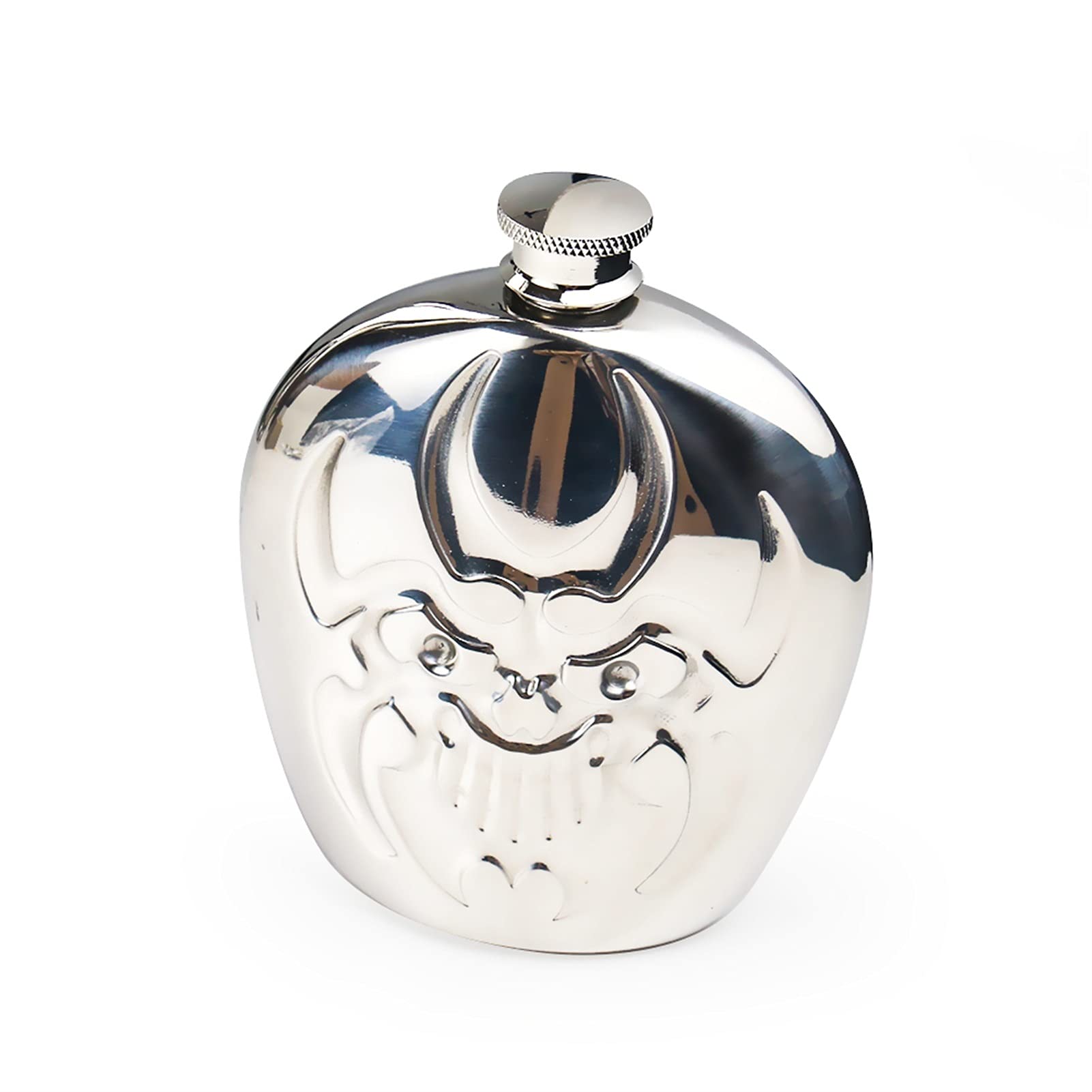 flachmann 6oz Skull Hip Flask Portable Whisky Wine Pot Pocket Stainless Steel Flagon For Whiskey Liquor Drinkware Personalized Men Gifts