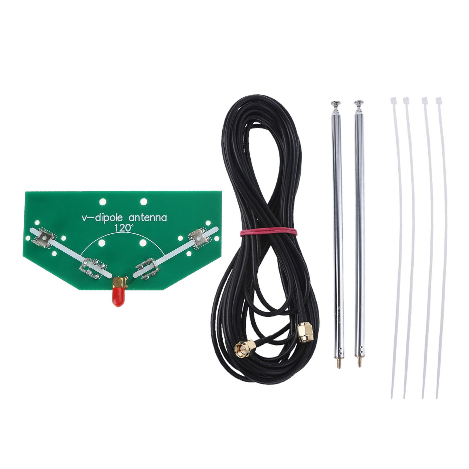 78 M-1 GHz fréquence recevoir 137 MHz Positif V Corne d'antenne Tige V-dipôle oscillateur Bricolage Kits avec câble
