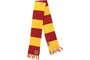 Harry Potter Gryffindor Patch Striped Scarf