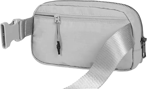 Miniatura 5 de Riñonera para mujeres y hombres, bolsa cruzada para la cintura, para viajes, correr, senderismo, entrenamiento, S - Gris, Riñonera Moda