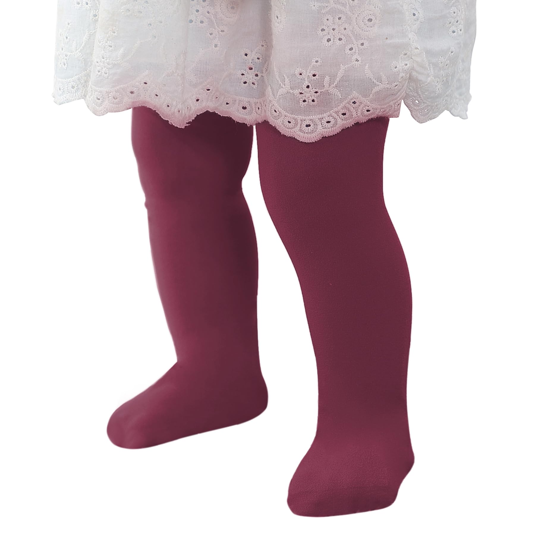 Zando Ultra Soft Toddler Ballet Tights Seamless Baby Girl Stockings 1-6T