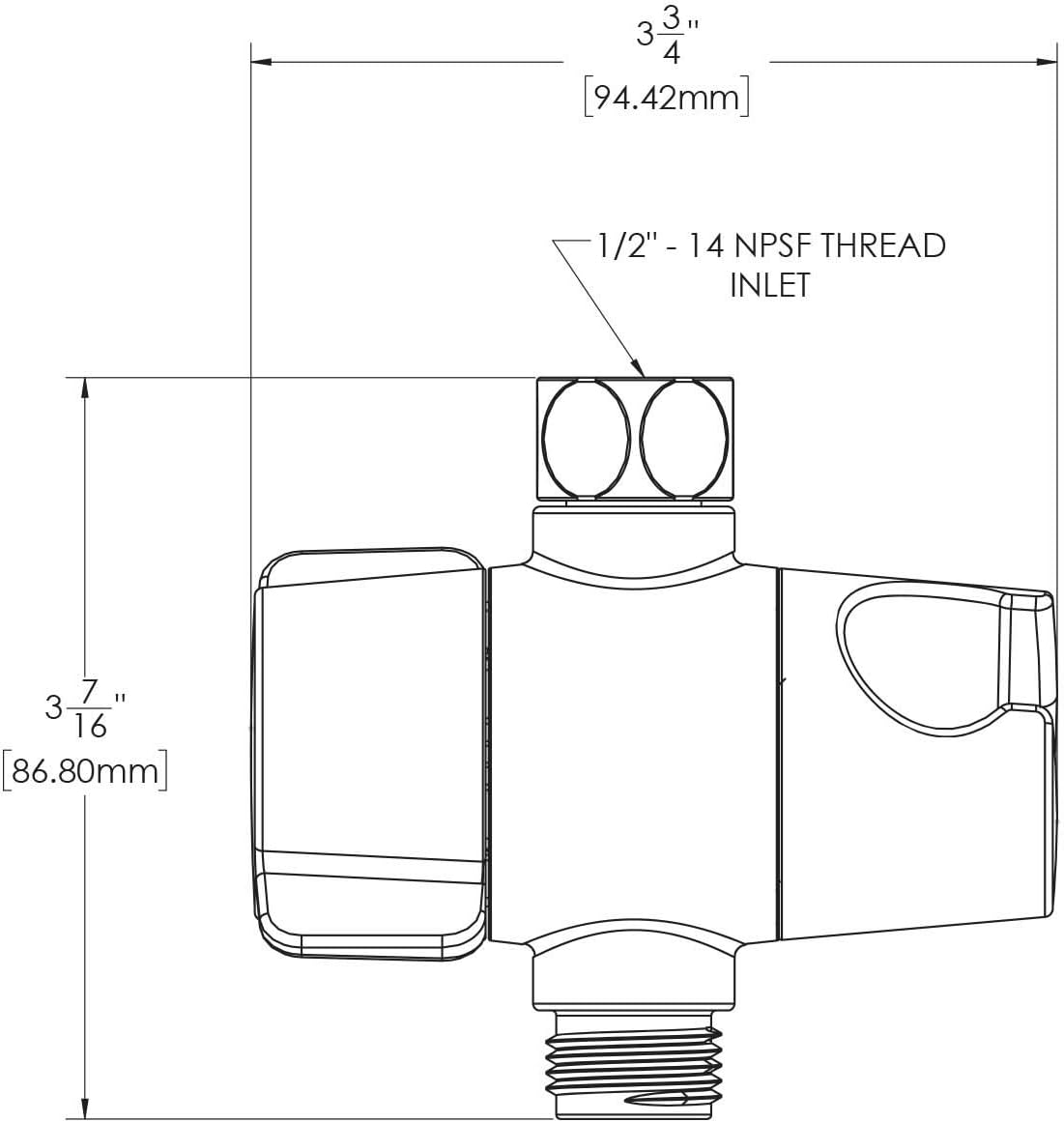 Speakman VS-118-PN Shower Diverter