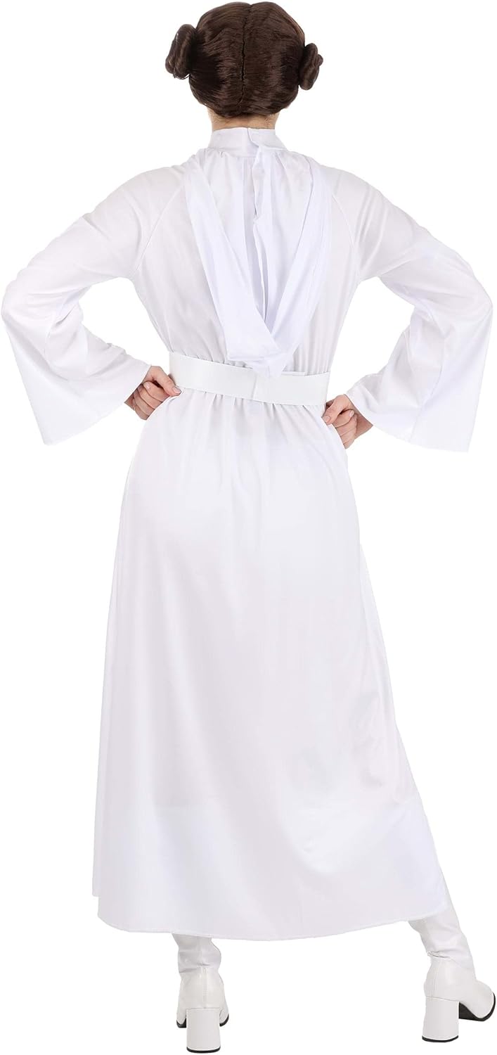 Miniatura 5 de Star Wars - Disfraz de princesa Leia con capucha para mujer adulta