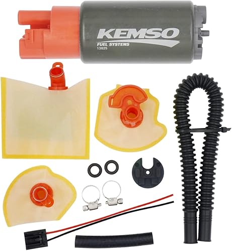 KEMSO Bomba de combustible de alto rendimiento 340LPH para Ford F-250 1997-2004  Focus 2005-2010  Fusion 2006-2012  Mustang Bullitt 2001  Mustang