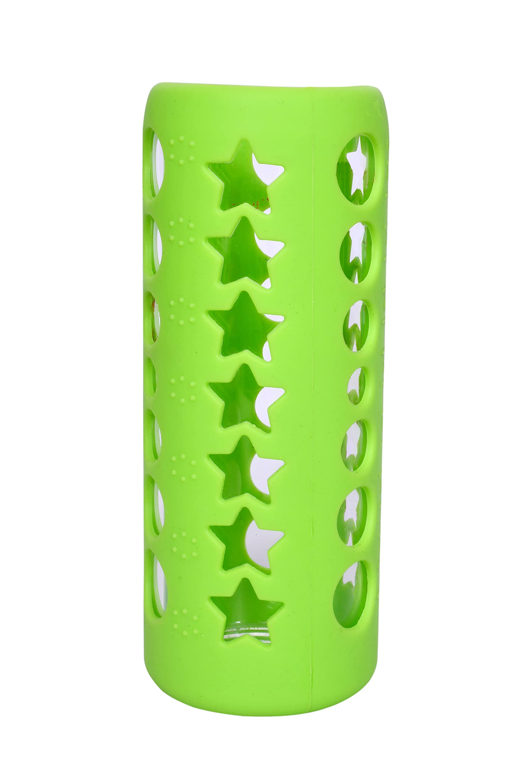THE LITTLE LOOKERS� Baby Feeding Bottle Silicone Warmer Cover/Sleeve Holder/Insulated Protection for Newborns/Infants/Babies (Pack of 1) (Green, 240 ML)-image-40