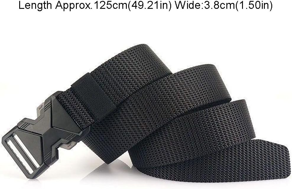 Quick Release Waistband Breathable Durable Outdoor Sport Belt Multi Function Nylon Belt(Grey)