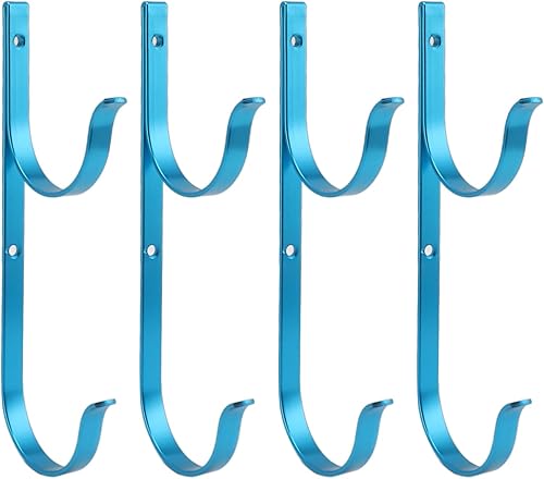 TOPINCN Pool Pole Hanger for Holder Handle Swimming Pool Gardening Accessories for Brush Pool Brushes (Blue)