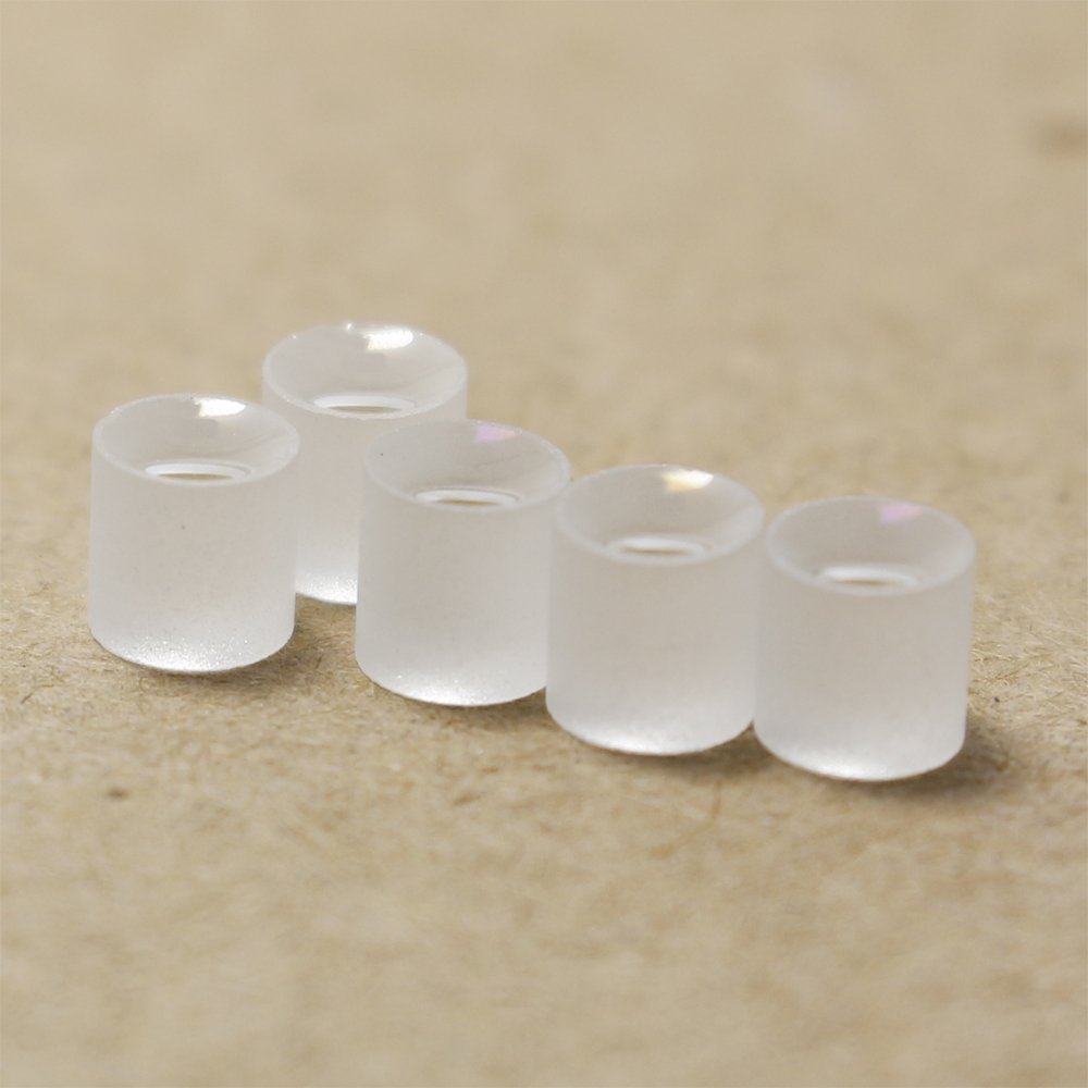 Double lentille concave en verre diamètre 4 mm 532 nm.